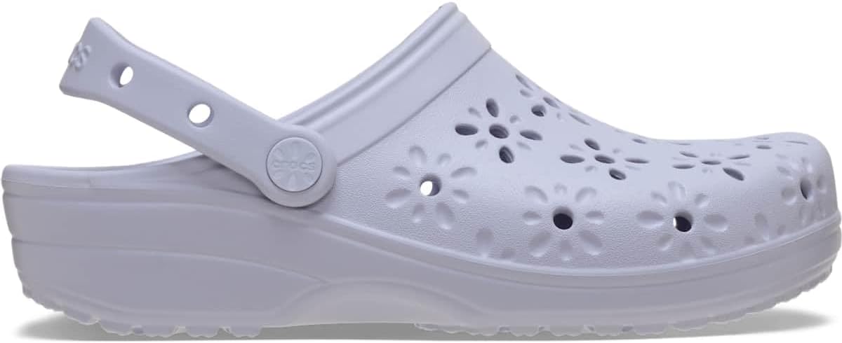 

Унисекс сабо Crocs Classic с цветочным вырезом, пурпурный
