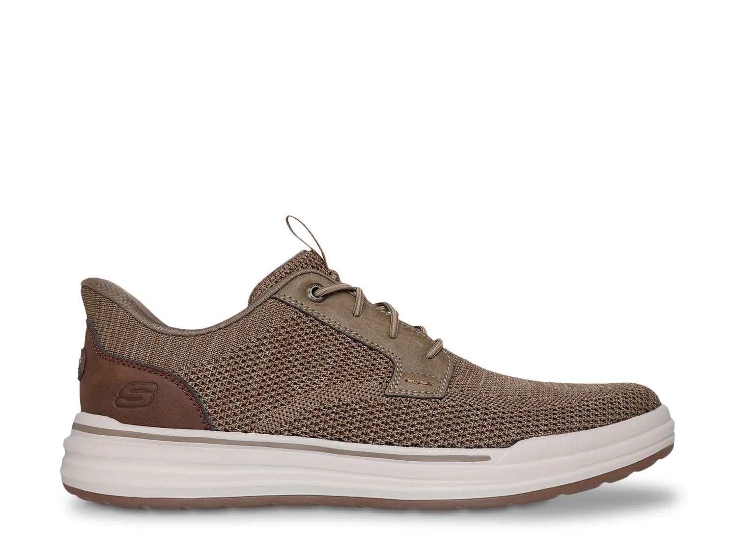 Слипоны Skechers Slip-Ins Relaxed Fit: Sterling Ramone Slip-On Sneaker, серо-коричневый — фото 3