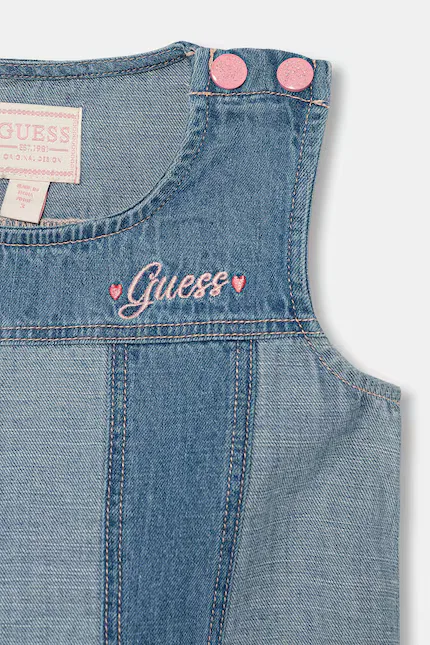 Платье мини Guess, голубой — фото 3