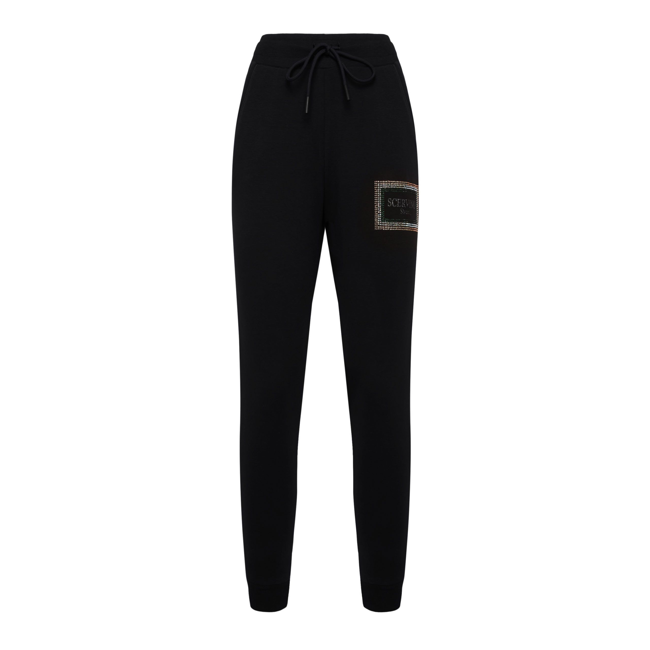 

Черные хлопковые женские брюки Ermanno Scervino