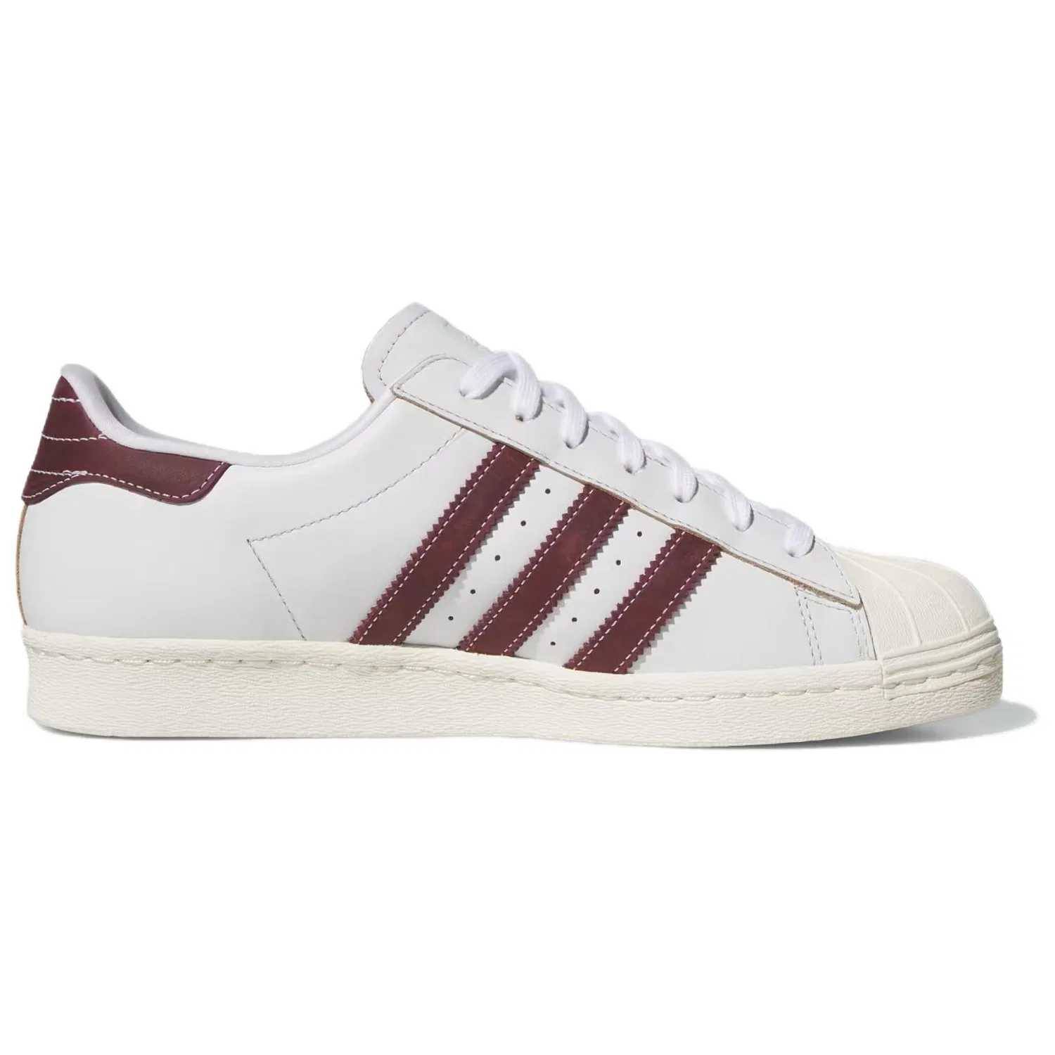 Кроссовки скейтборд Adidas Originals Superstar 80 ADV белые — фото 3