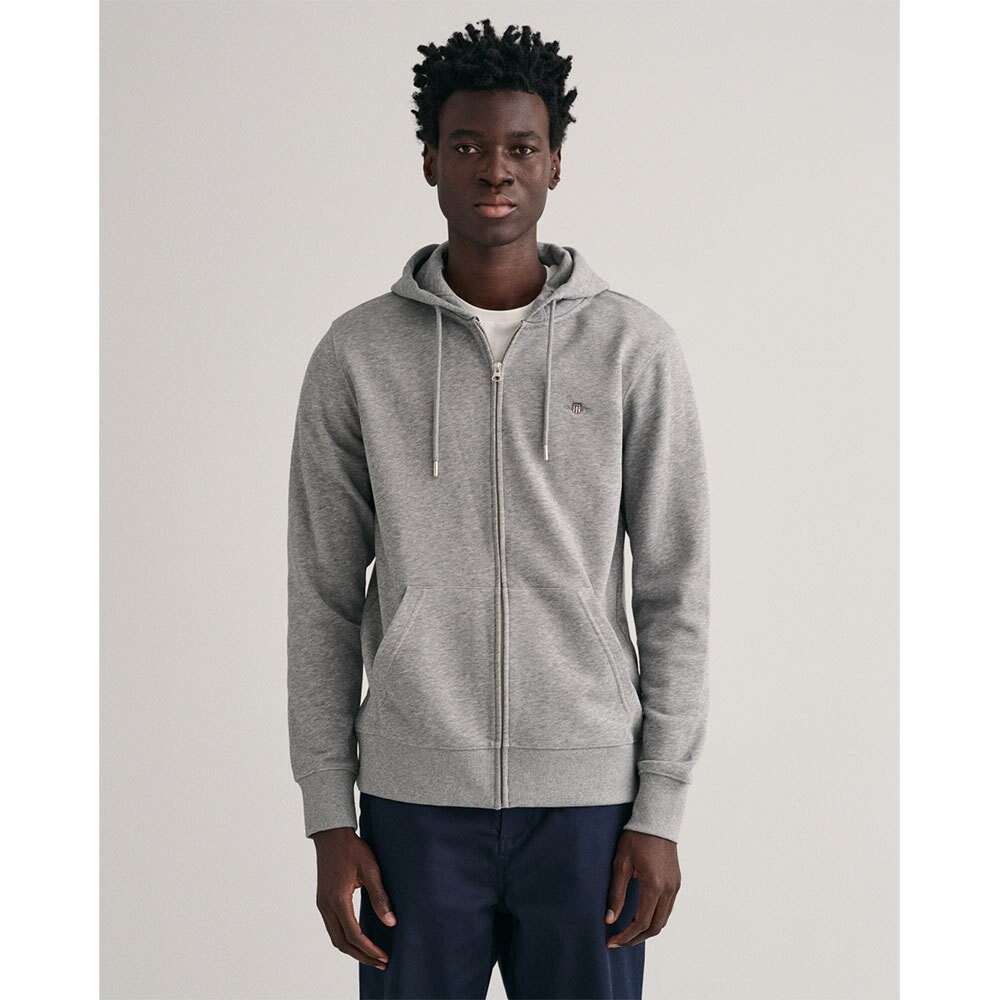 

Толстовка Gant Reg Shield Full Zip, серый