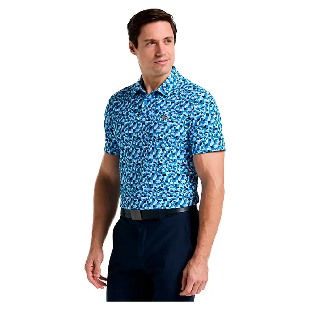 

Поло с коротким рукавом Original Penguin Underwater Mosaic, синий
