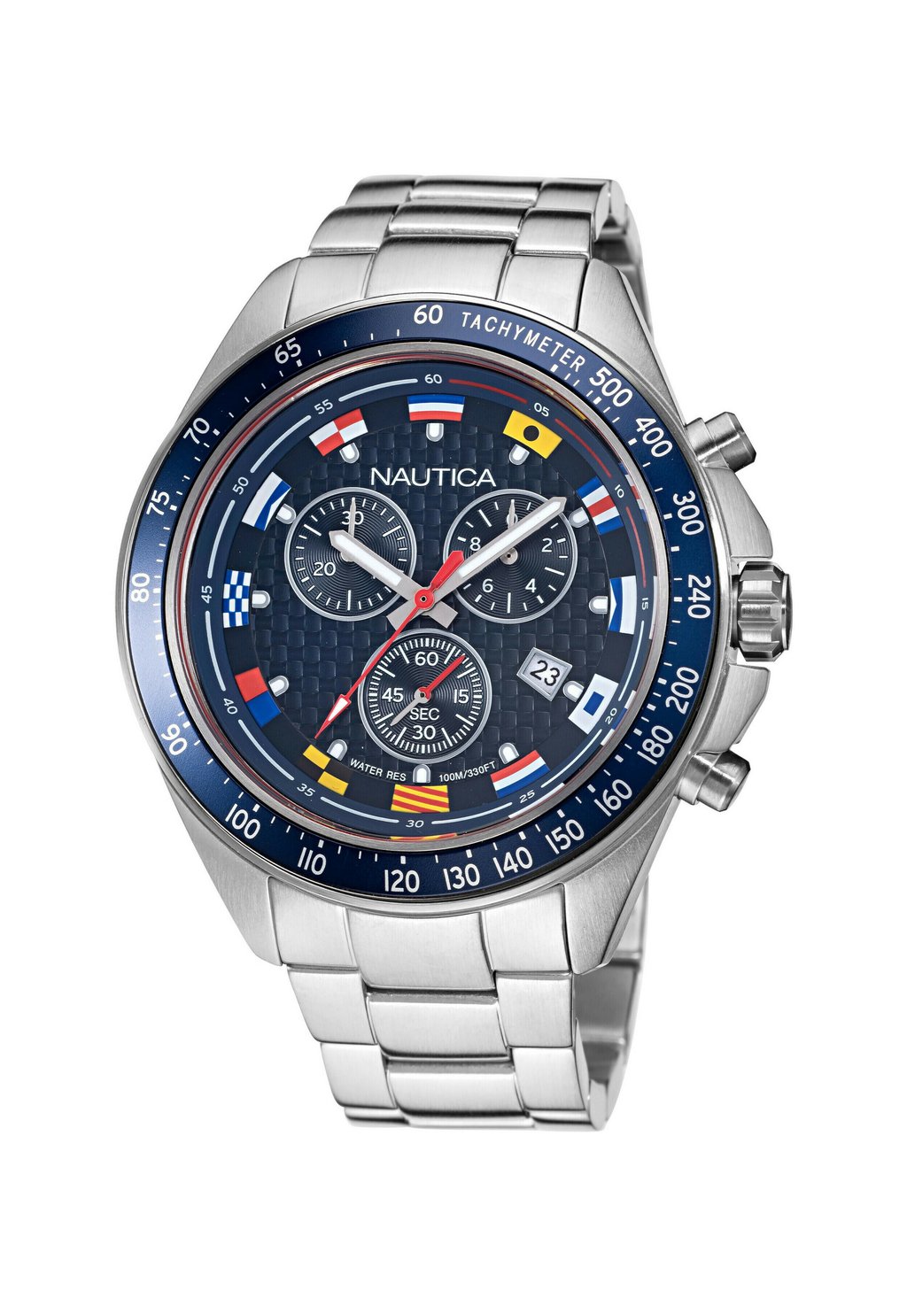 

Часы с хронографом QUARTZ Nautica, серебристый