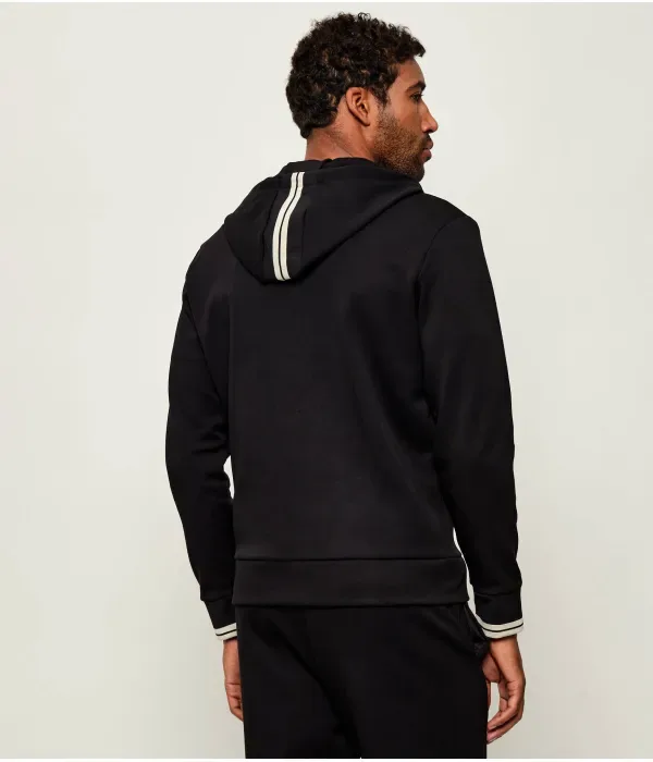 Толстовка FZ Hoodie Zone regular fit Boss Green, черный — фото 3