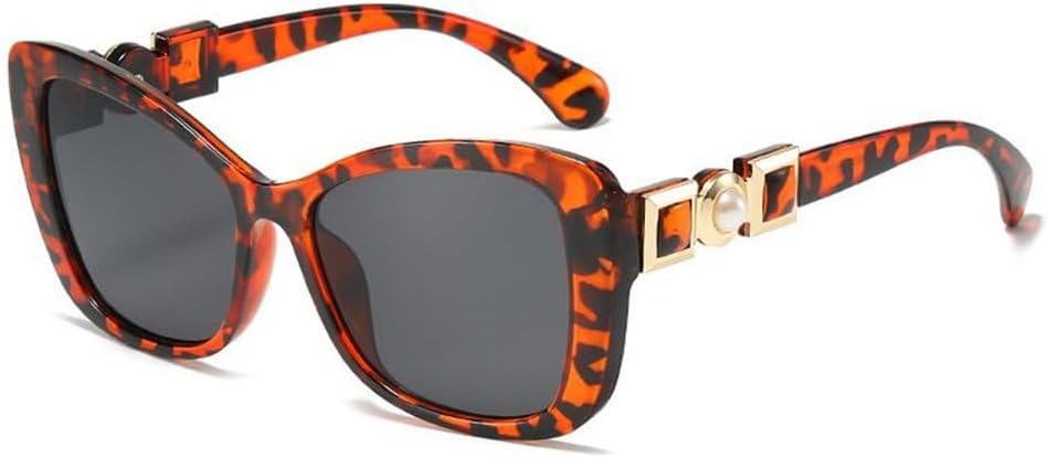 

Женские ретро-солнцезащитные очки с жемчужным блеском 2027 года, в форме бабочки, модные солнцезащитные очки для женщин, защита от ультрафиолета UV400, C1 MTZJH, One Color