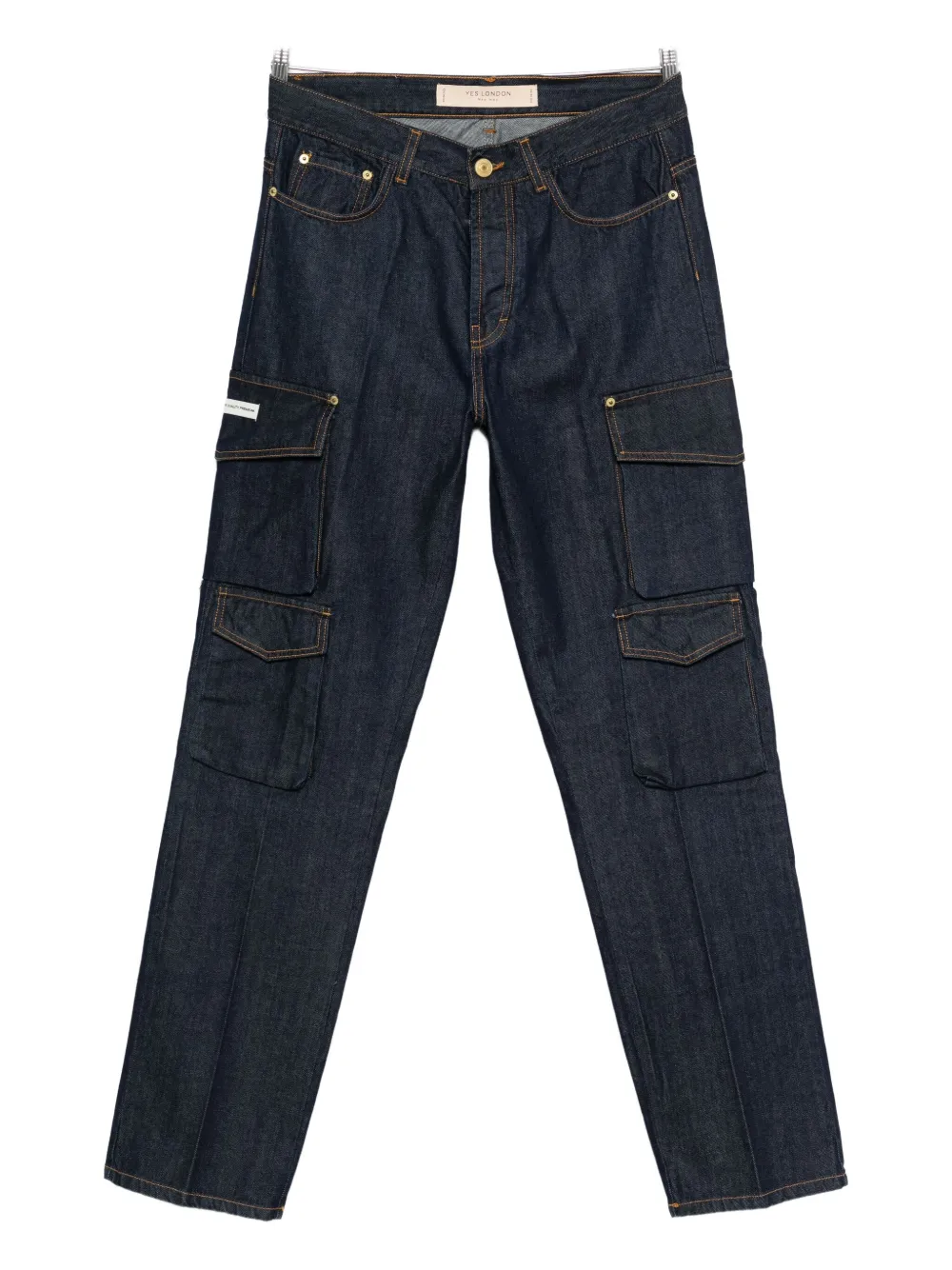 

Джинсы с накладными карманами Yes London, синий