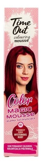 

ПЕНКА-КРАСКА ДЛЯ ВОЛОС TIME OUT COLOR 02 Mysterious Ruby 75мл