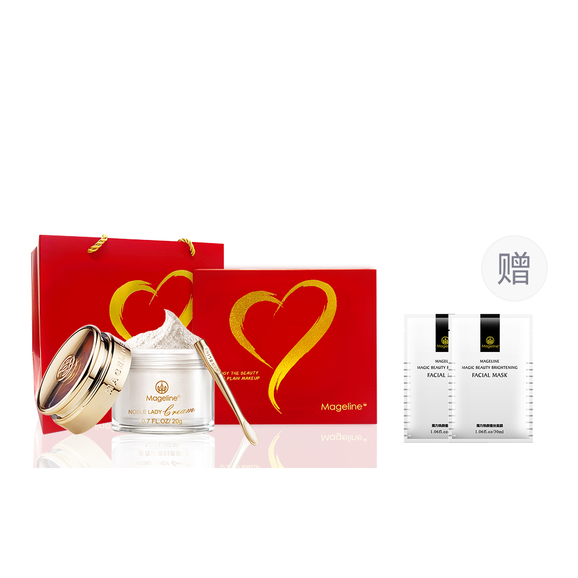 Крем для лица MAGELINE — Luxury Beauty Balm с эффектом лифтинга, увлажнения и защиты от морщин / / , lady ointment, 10 г — фото 3