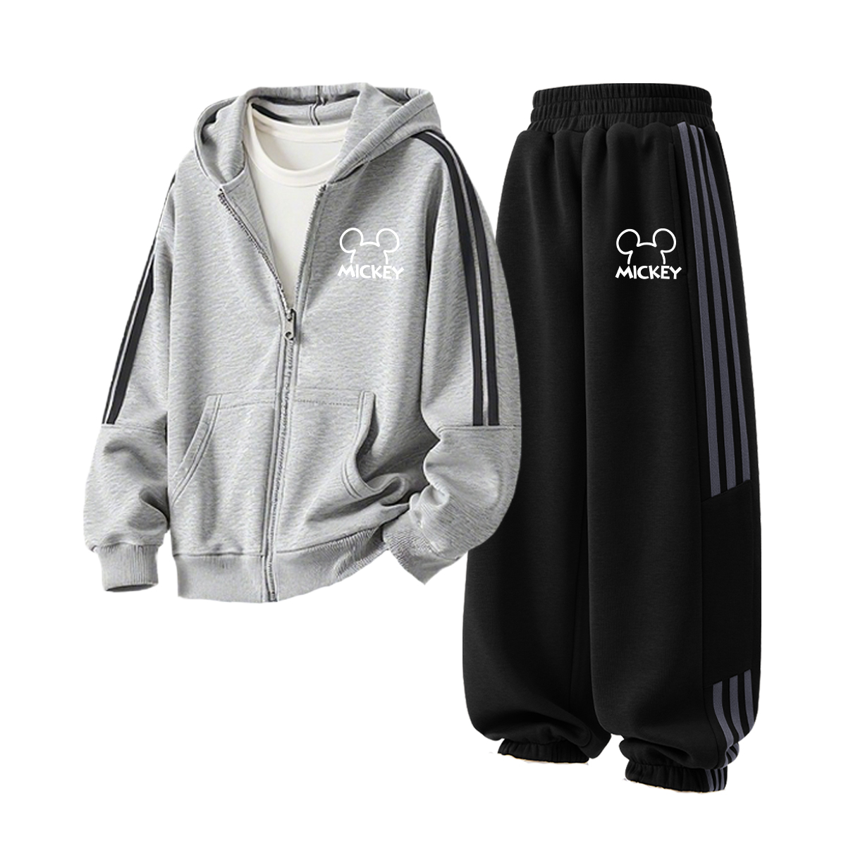 

Детская повседневная спортивная одежда Disney, черный