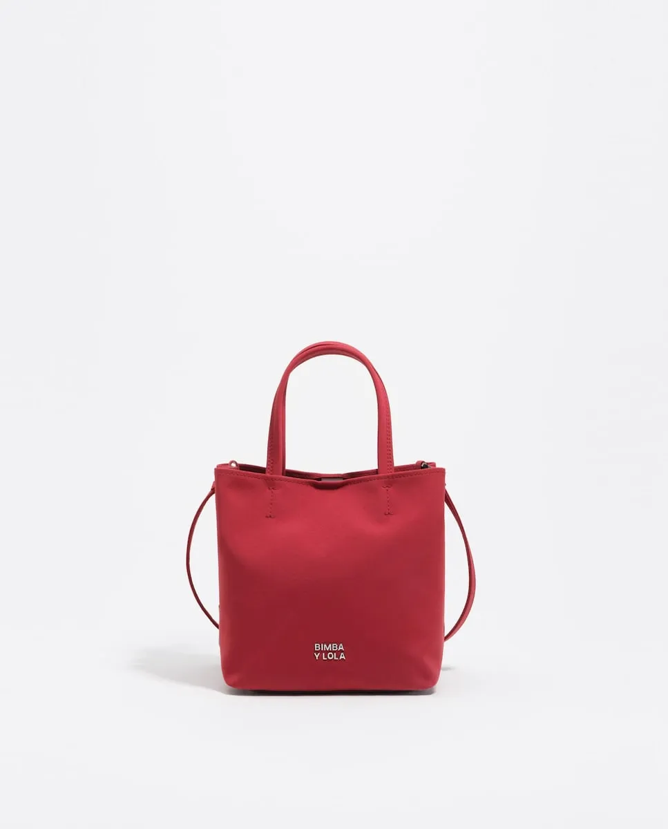 

Женская сумочка Чихуахуа маленькая нейлоновая Bimba y Lola, красный