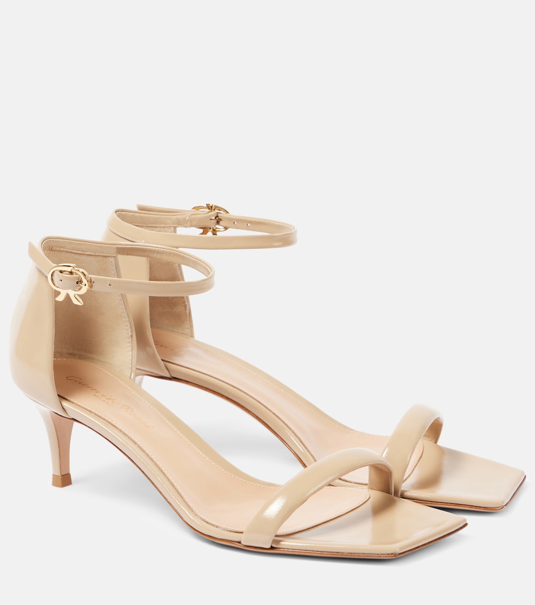 Кожаные сандалии Pat 55 Gianvito Rossi, песочный