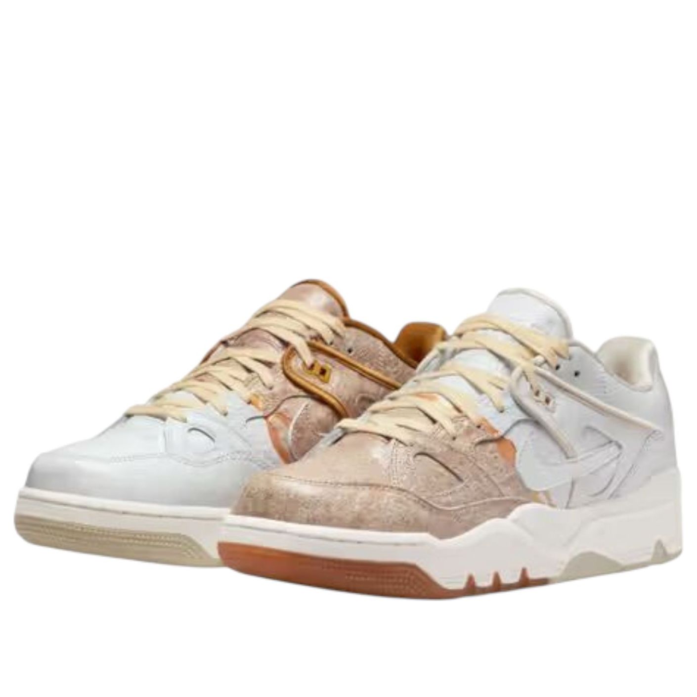 Кроссовки Nike x Nigo Air Force 3 Low 'Bamboo Medium Brown' — фото 3