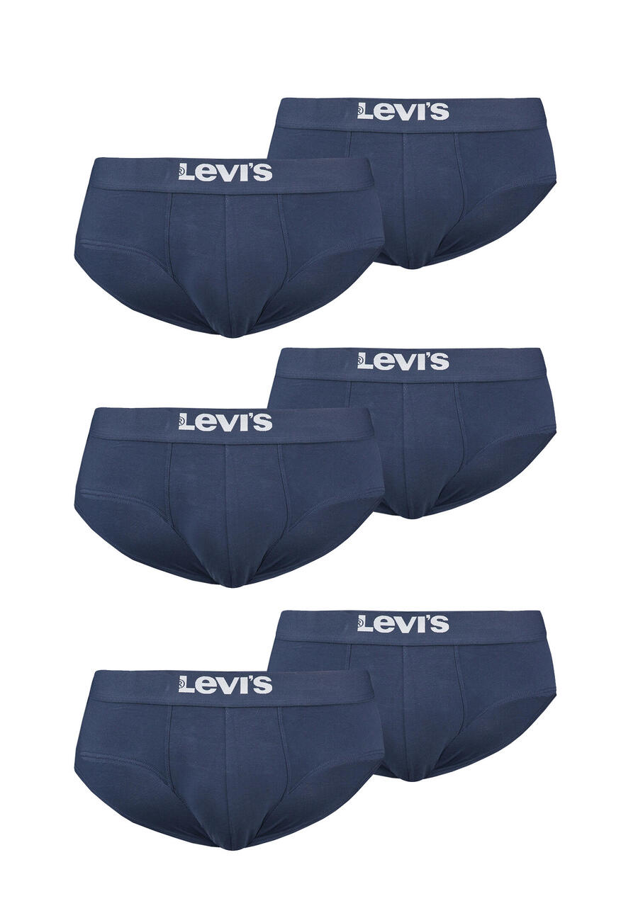 

БОКСЕРЫ, 6 пар, мужские трусы Levi's Solid Basic, нижнее белье из органического хлопка