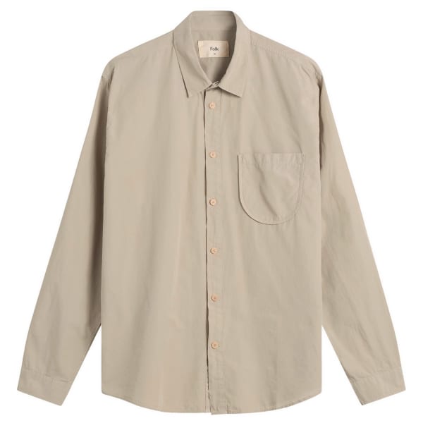 

Рубашка с изогнутой линией Folk, серебро sage