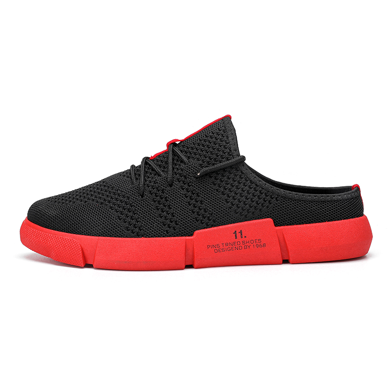 

Сандалии с закрытым носком, противоскользящие, мужские LONGYING, Black Red