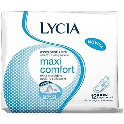 

Женские прокладки Lycia Maxi Comfort удлиненные с крылышками — 144 впитывающих способности