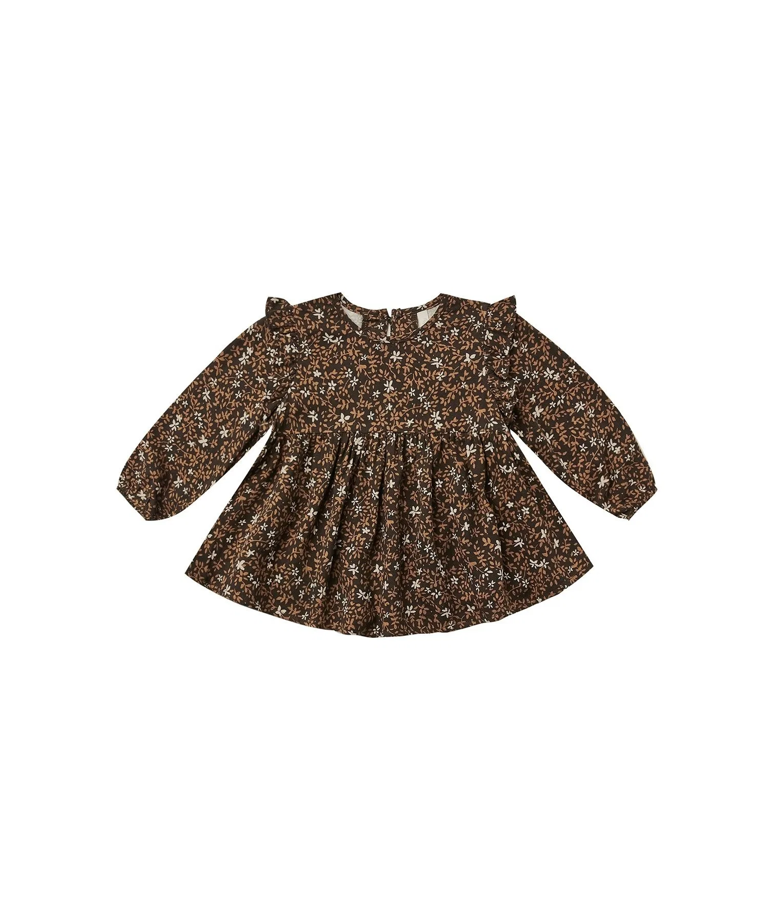 Детская блузка Rylee + Cru PIPIER BLOUSE с цветочным принтом чёрная — фото 3