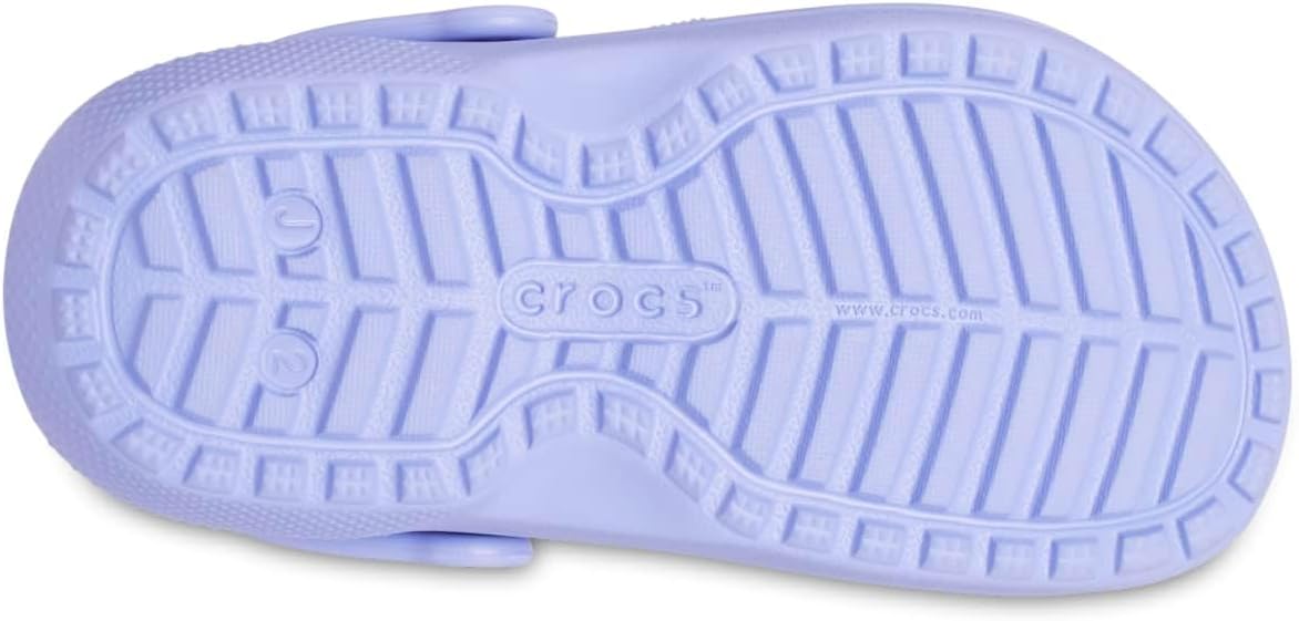 Детские классические сабо Crocs унисекс с подкладкой, фиолетовый — фото 4