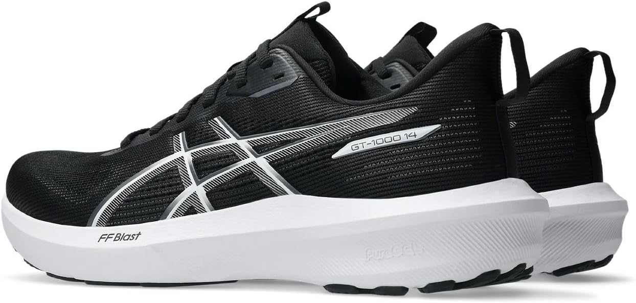 Мужские кроссовки ASICS GT-1000 14, белый/черный — фото 2