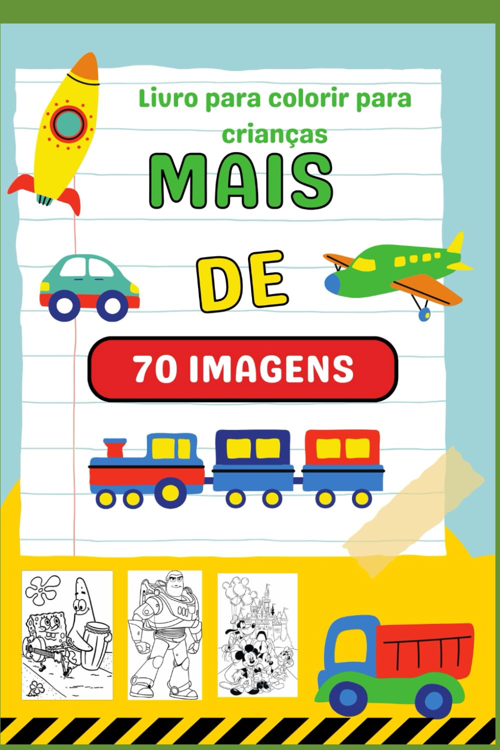 

Livro para colorir para crianças. Mais de 70 imagens: Livro para colorir para crianças. Mais de 70 imagens (Portuguese Edition) (Independently published)