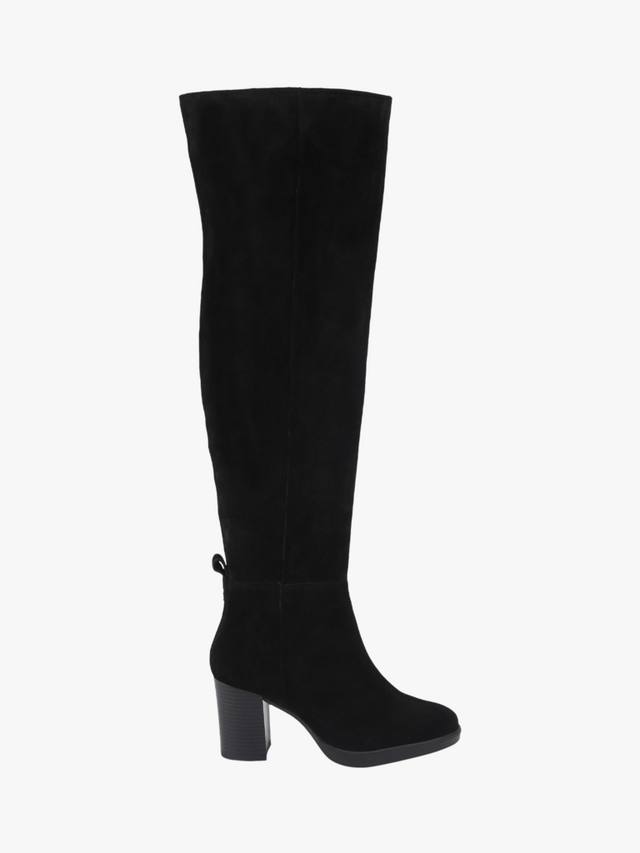 Сапоги Sage Suede выше колена KG Kurt Geiger, Black