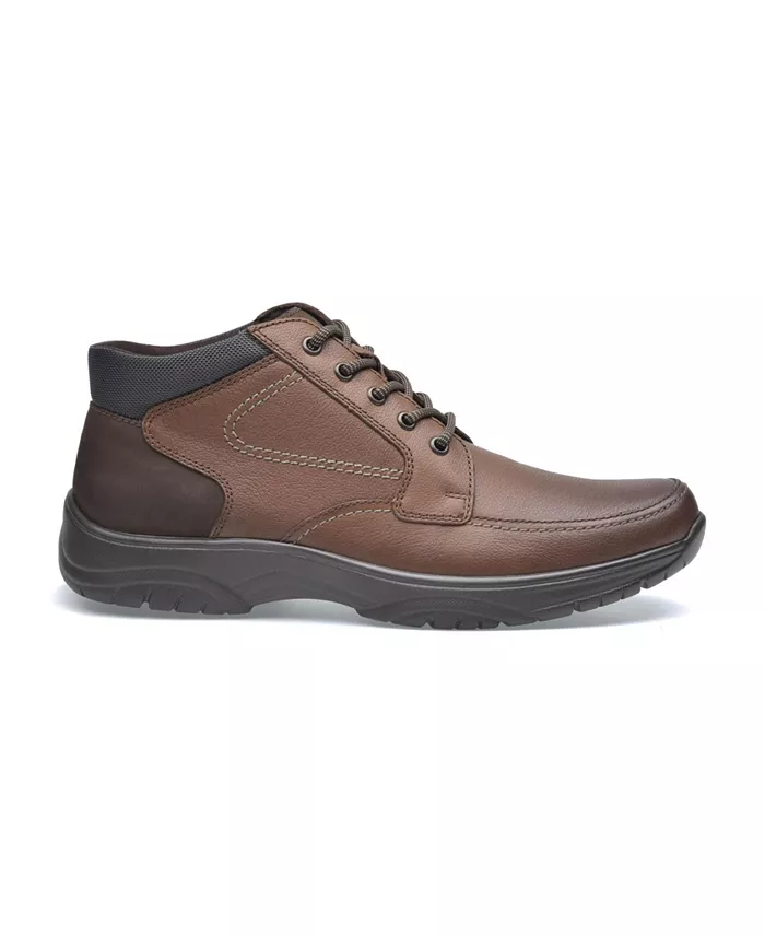 Мужские удобные кожаные ботинки Premium Comfort Low Ankle Boots PAZSTOR, коричневый — фото 2