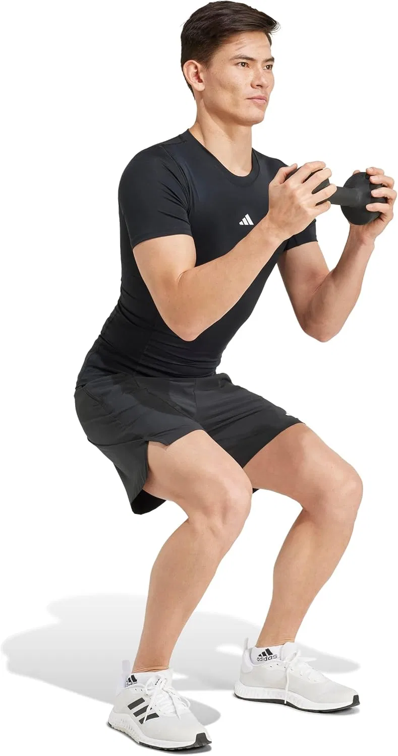Футболка Adidas Techfit для тренировок, черный — фото 2