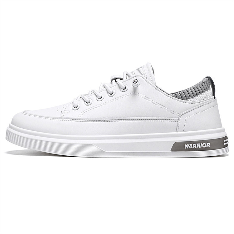 

Кроссовки WARRIOR Skateboarding Shoes Men Low-top White, белый/серый