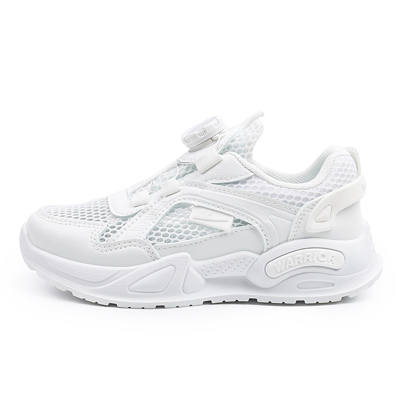 

WARRIOR Дышащие быстросохнущие низкие детские беговые кроссовки white kids'
