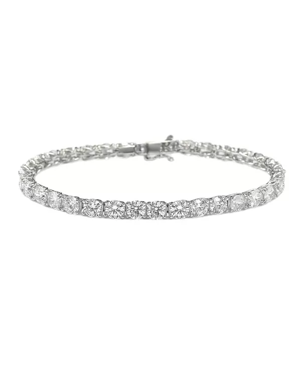 

Большой теннисный браслет Suzy Levian из стерлингового серебра с кубическим цирконием Suzy Levian New York, silver