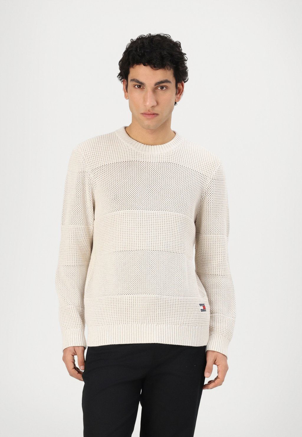 

Джемпер BADG ESWEATER Tommy Jeans, бежевый