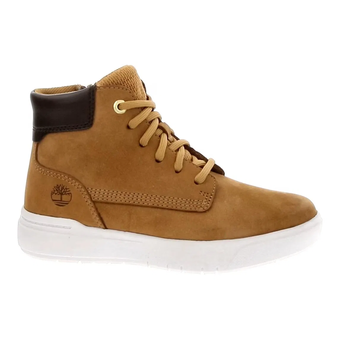 Детские кроссовки mid top slip resistant abrasion resistant коричневый yellow Timberland, Brown Yellow — фото 3