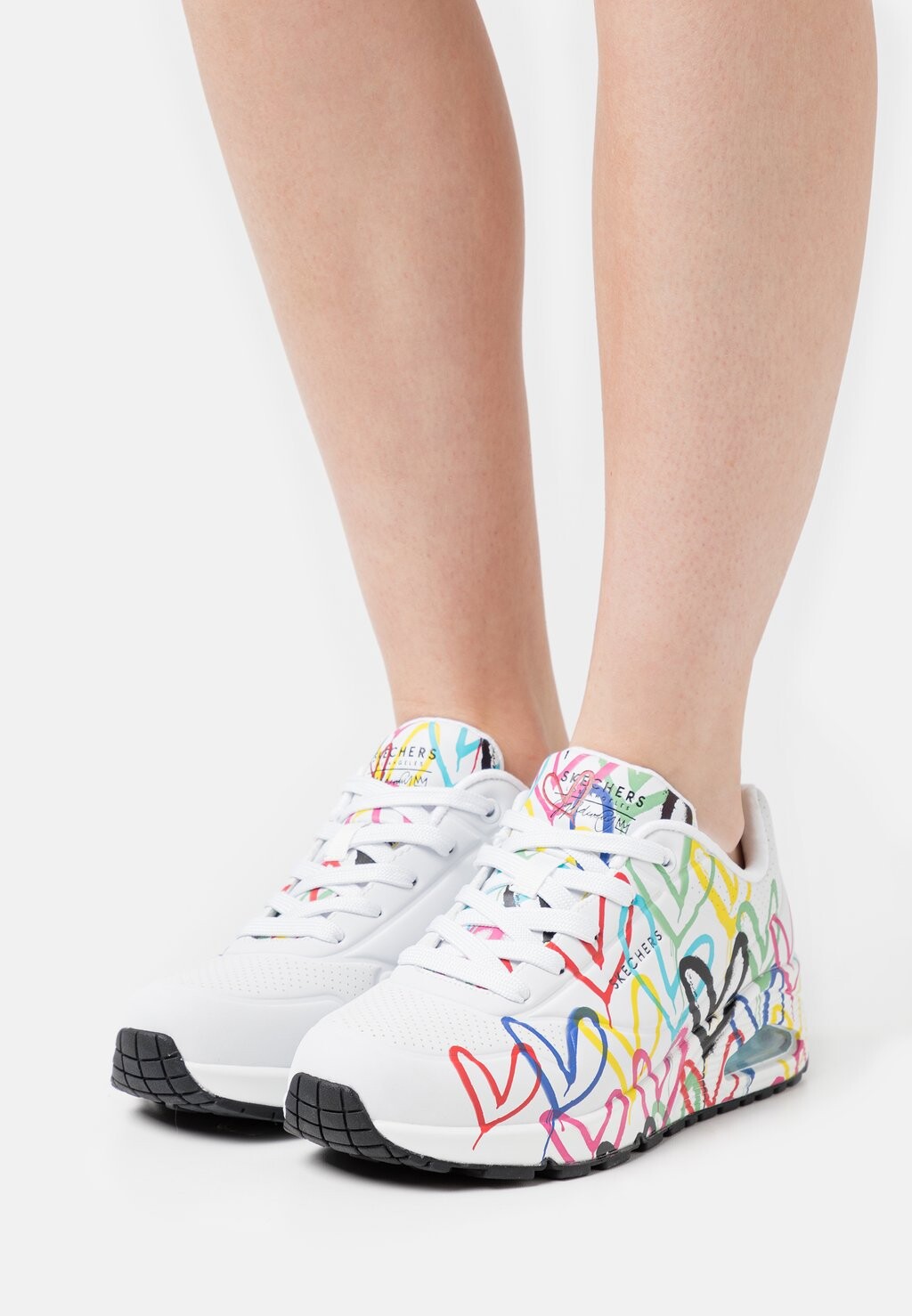 

Кроссовки Skechers x JGoldcrown: Uno - Spread the Love, белый/многоцветный