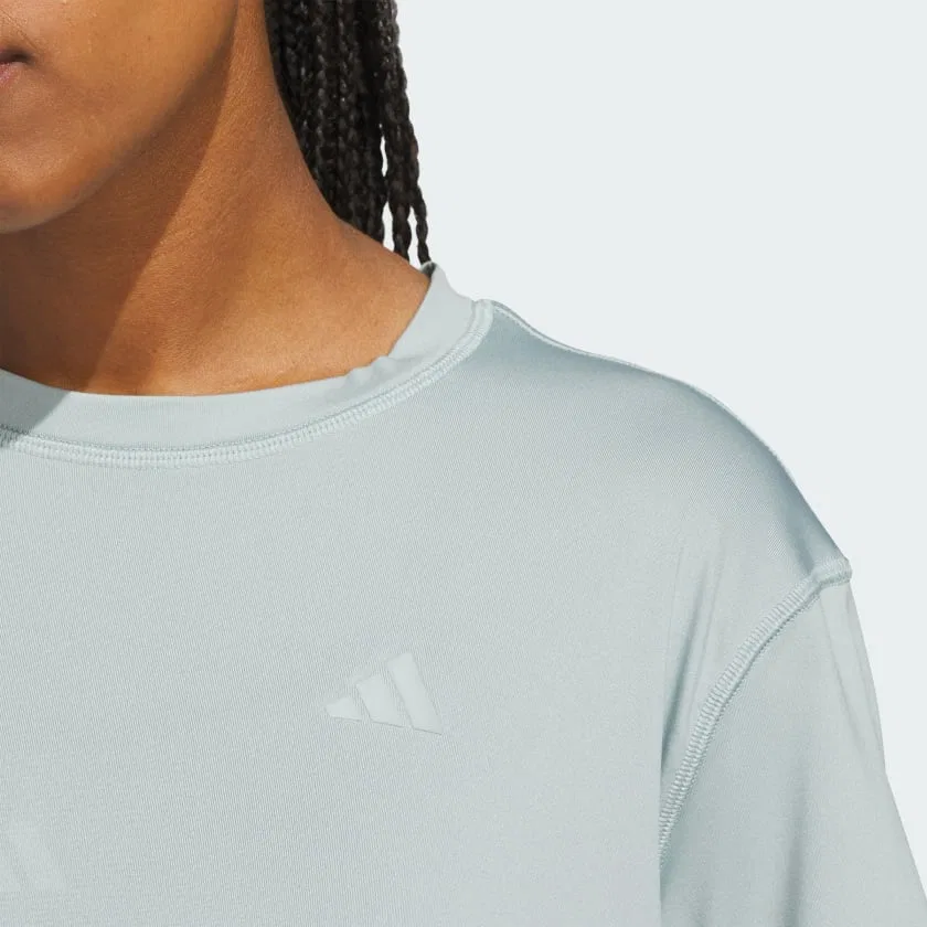 Женская футболка adidas Designed for Train Everyday Workout Tee, Wonder Sage — фото 4