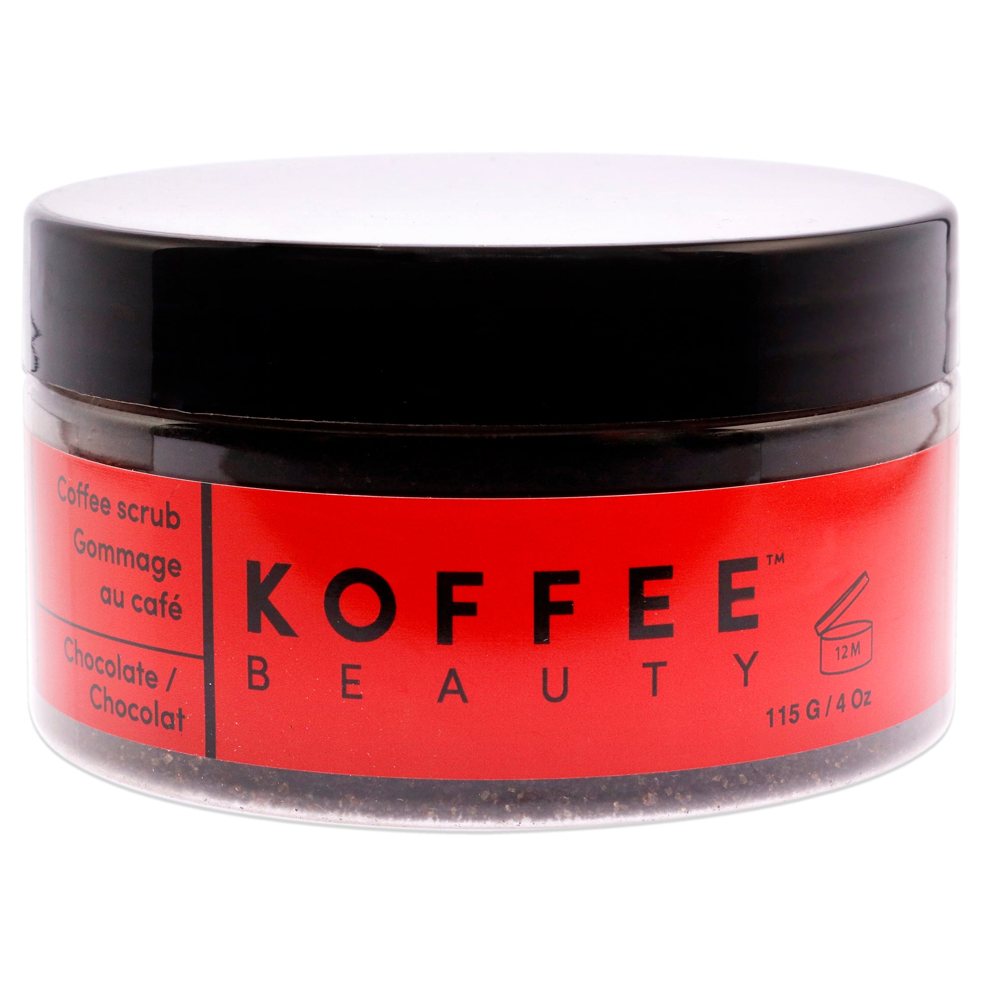 Кофейный скраб «Шоколад» от Koffee Beauty для мужчин и женщин - скраб 4 унции Koffee Beauty, шоколадный — фото 2