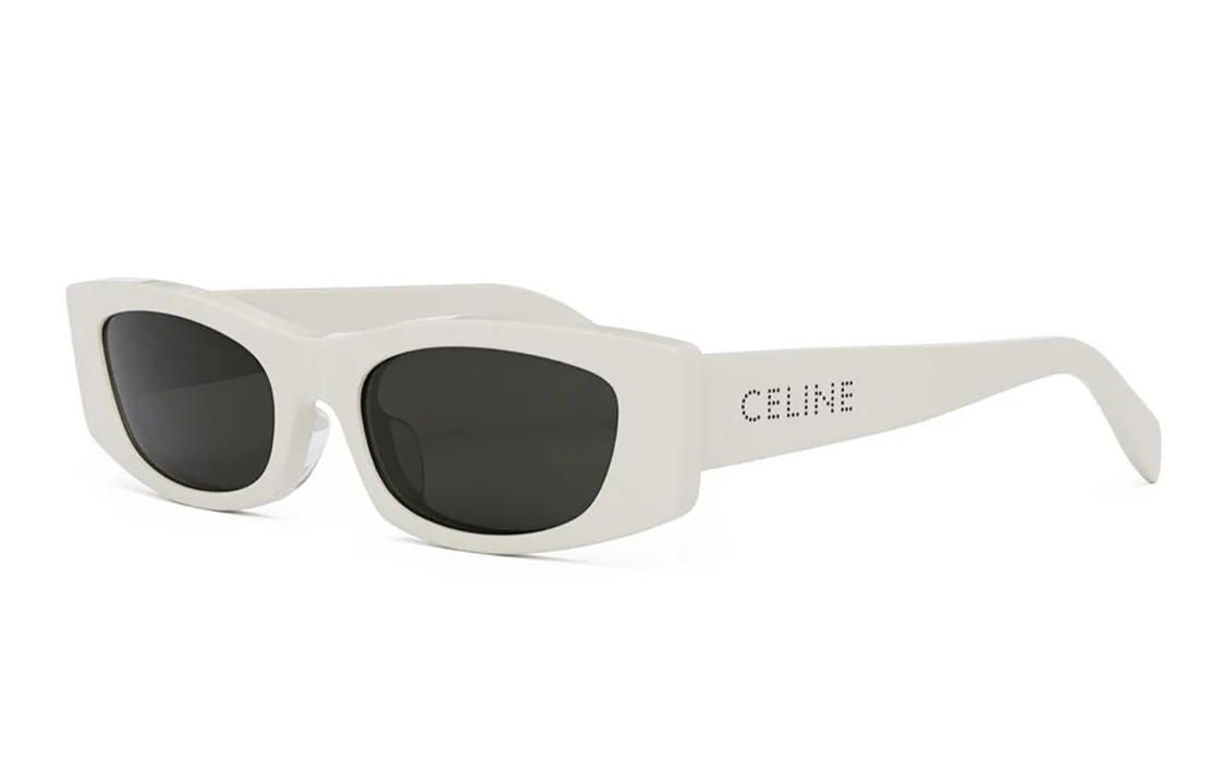

Солнцезащитные очки в прямоугольной оправе CELINE, белый