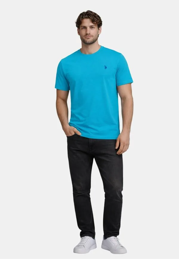 Базовая футболка uscooperr U.S. Polo Assn., Ocean Blue — фото 2