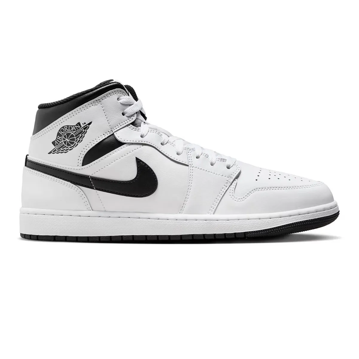 

Мужские баскетбольные кроссовки Air Jordan 1 Mid, белый/черный