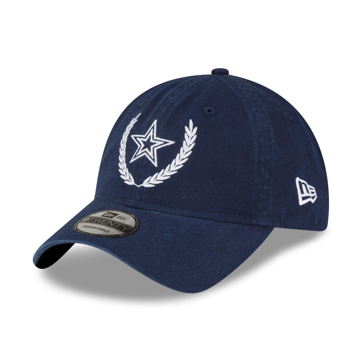 

Мужская регулируемая шляпа New Era Navy Dallas Cowboys Leaves 9TWENTY
