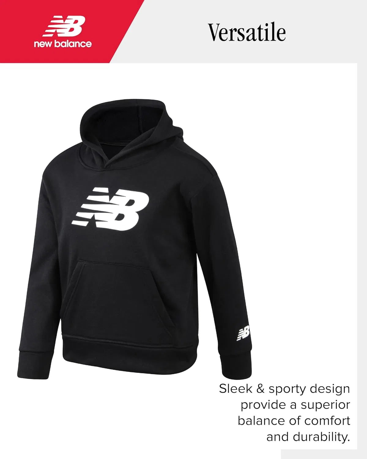 Детский спортивный костюм New Balance, 2 предмета, Deep Black — фото 4