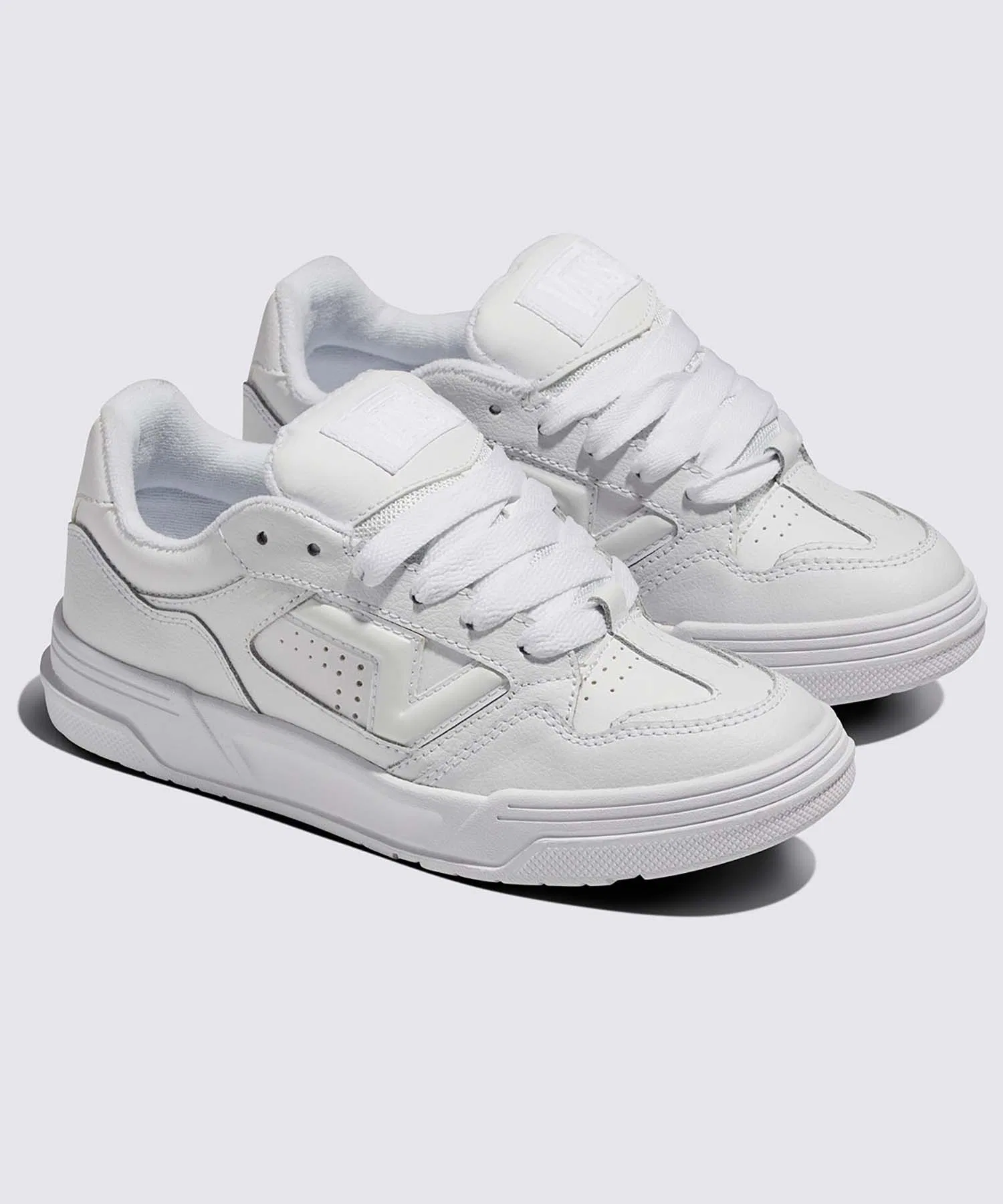 Унисекс кроссовки UPLAND VANS из кожи белые — фото 3