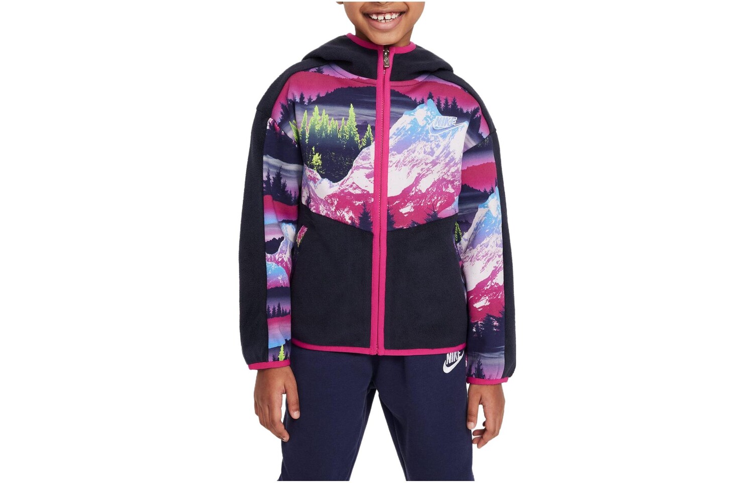 

Детская куртка Nike, цвет Dark Blue Black