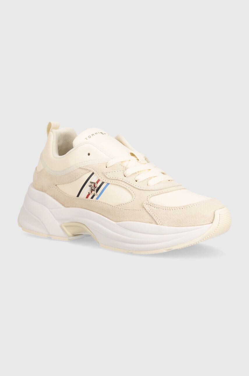 

Кроссовки Tommy Hilfiger CHUNKY RUNNER STRIPES, бежевый