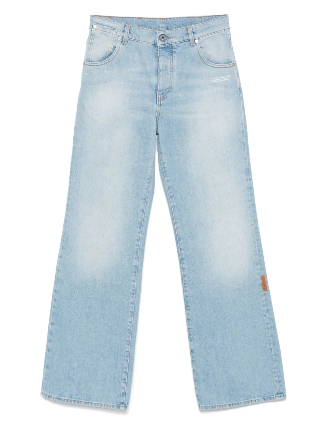 

Джинсы с широкими штанинами Off-White, синий