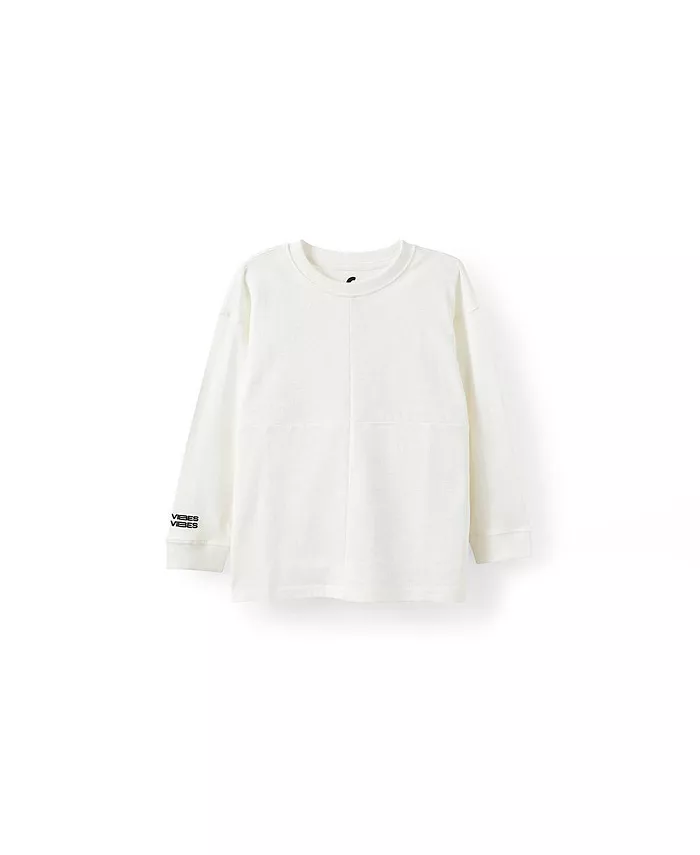 

Футболка с длинным рукавом и текстурированной отделкой для мальчиков COTTON ON, коричневый/бежевый