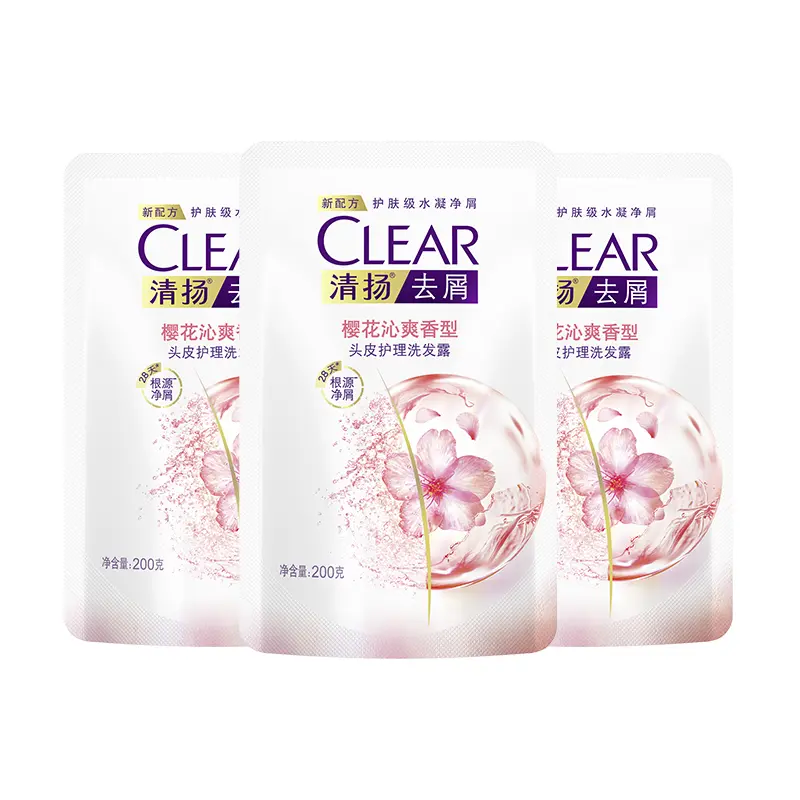 

Шампунь Cherry Blossom Hydrating Dandruff Treatment ароматический очищающий 500г/500г*2/500г*3/750мл CLEAR