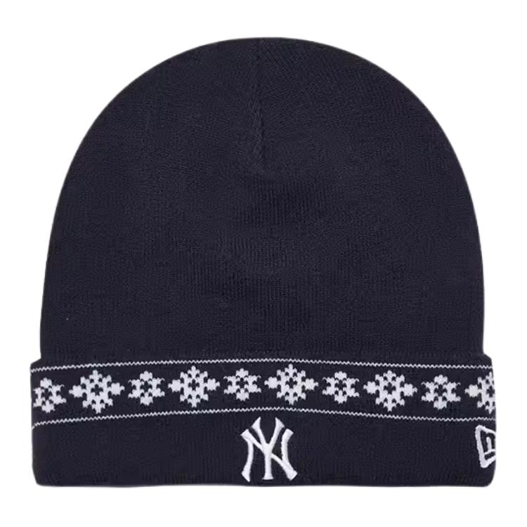 

New Era Акриловая полиамидная эластановая шапка унисекс тёмно-синяя, Navy Blue