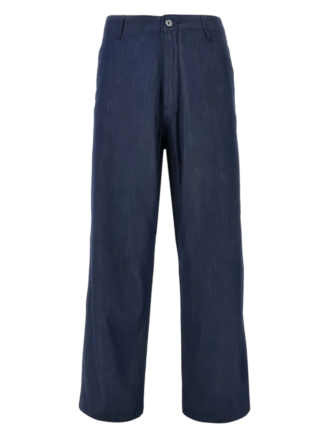 

Прямые брюки из хлопка Emporio Armani, синий