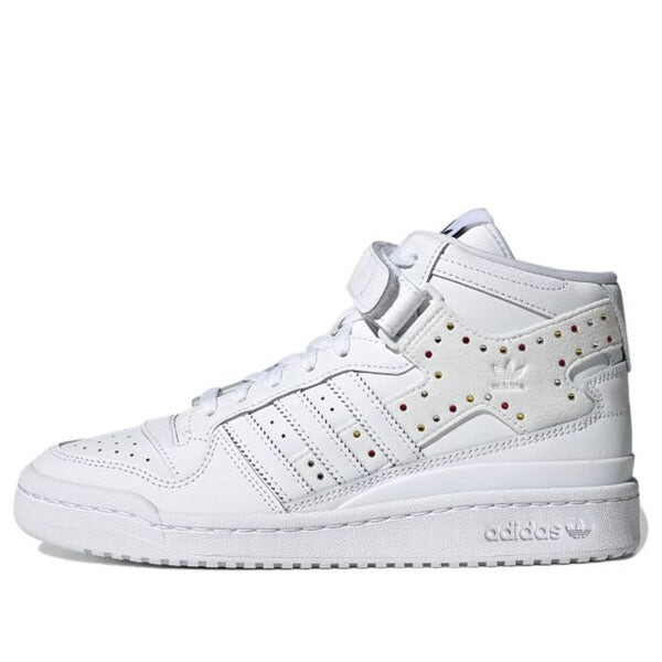 

Кроссовки swarovski x forum mid Adidas, белый